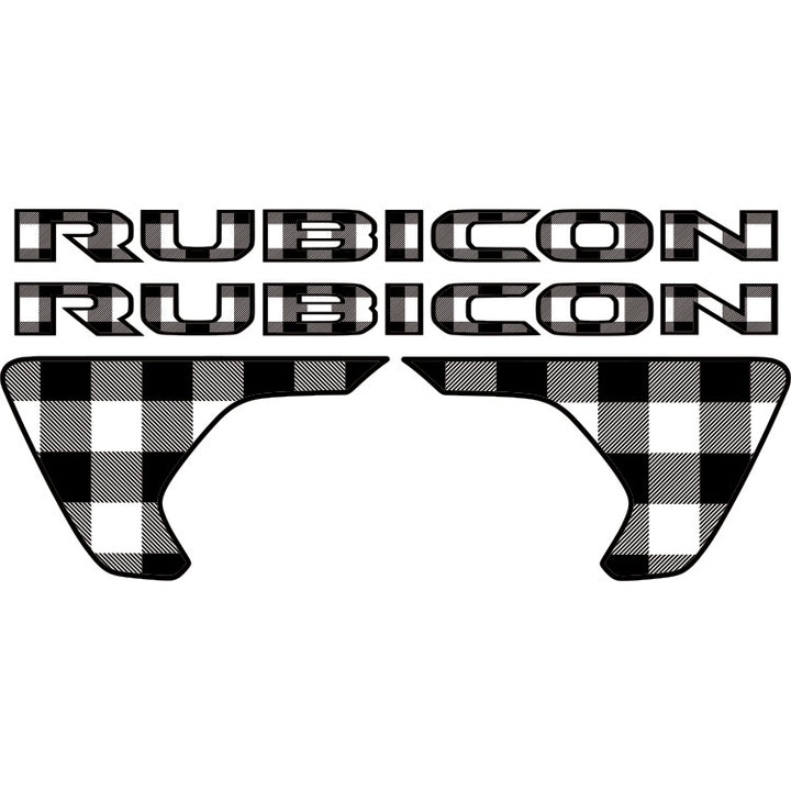 Rubicon Kit - Black and White Plaid