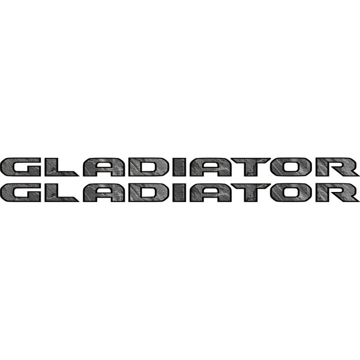 Gladiator Hood Lettering Textured - Stone