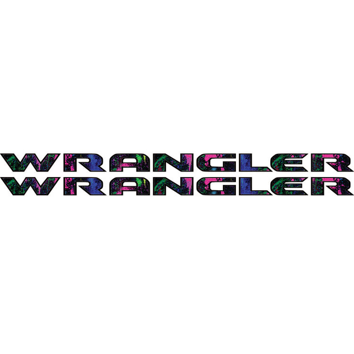 Wrangler Hood Lettering Textured - Graffiti