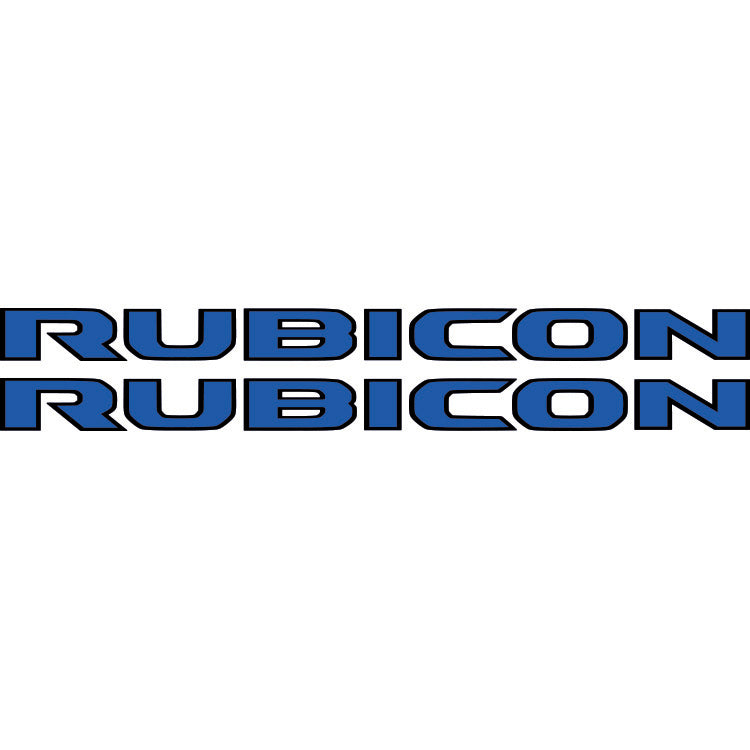 Jeep Rubicon Logo Font