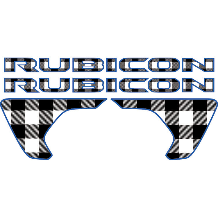 Rubicon Kit - Black and White Plaid