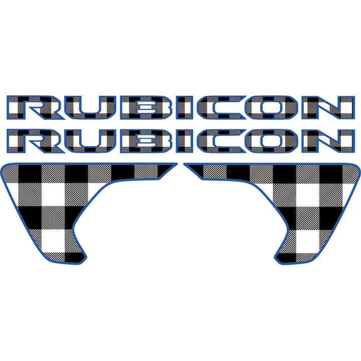 Rubicon Kit - Black and White Plaid