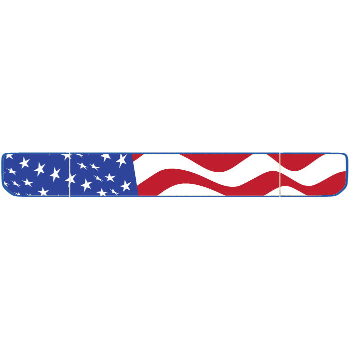 gladiator tailgate wrap decal - American flag