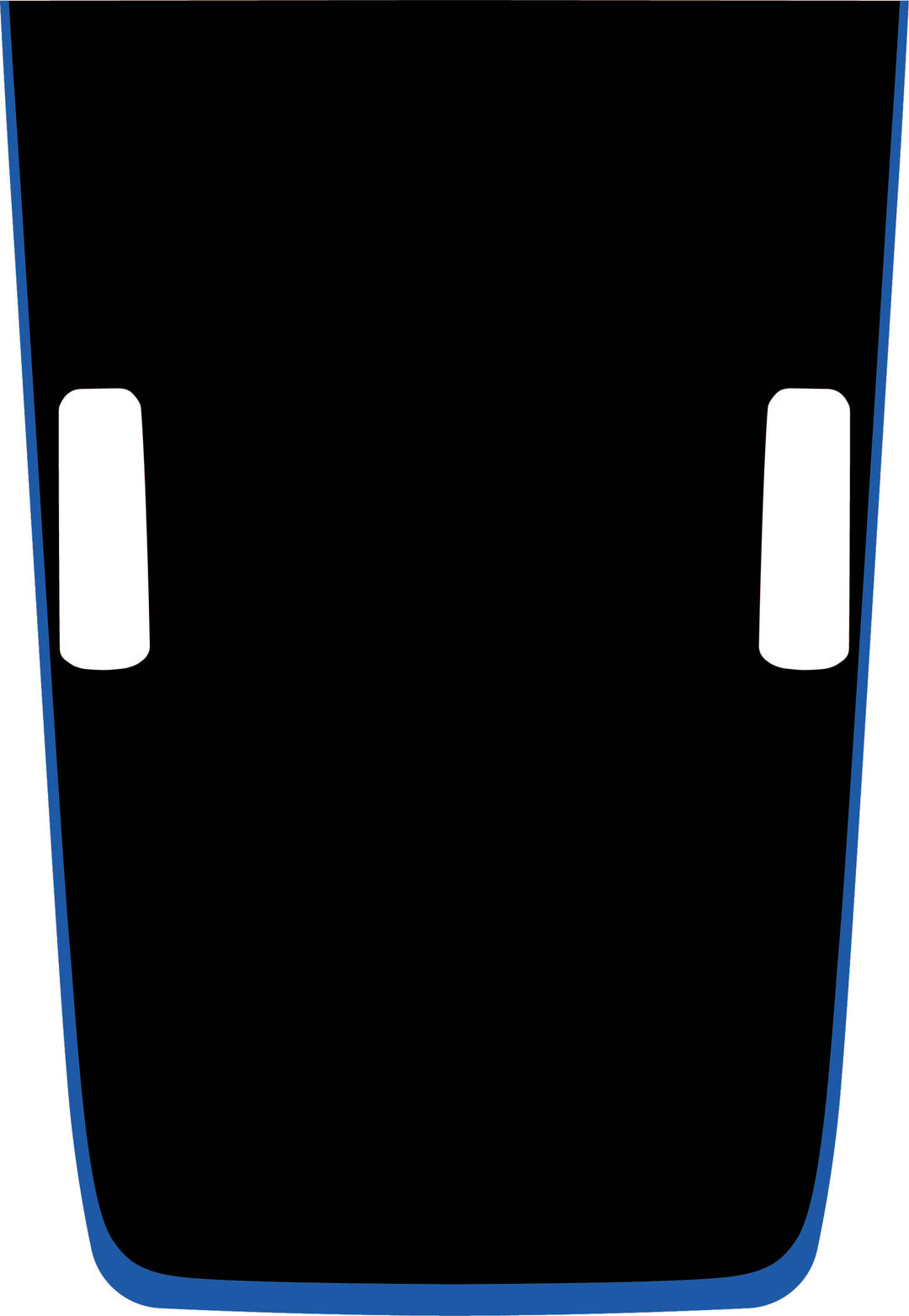 Hybrid Hood Graphic - Colored Outline