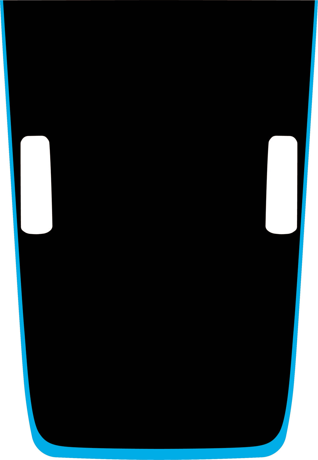 Hybrid Hood Graphic - Colored Outline