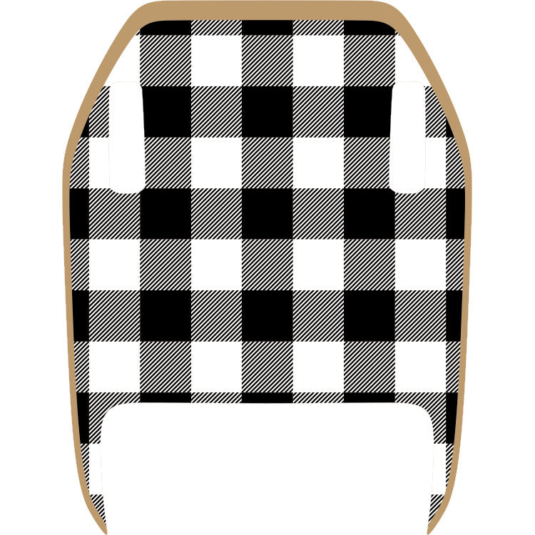 Mojave/392 Hood Graphic - Black and White Plaid