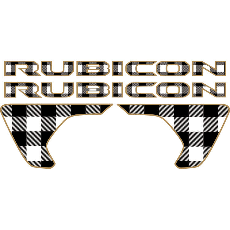 Rubicon Kit - Black and White Plaid