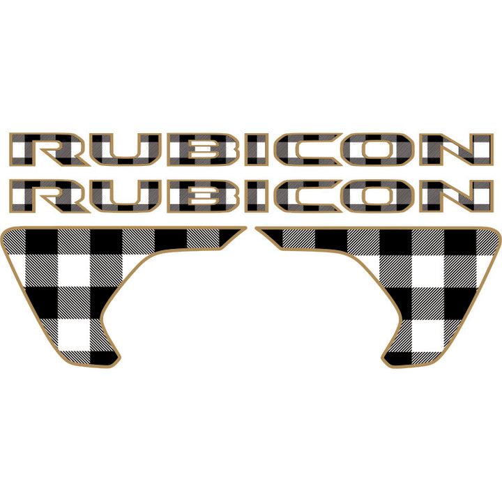 Rubicon Kit - Black and White Plaid