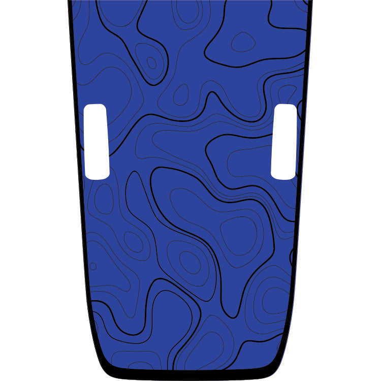 Rubicon Hood Graphic - Topography (Color Background)