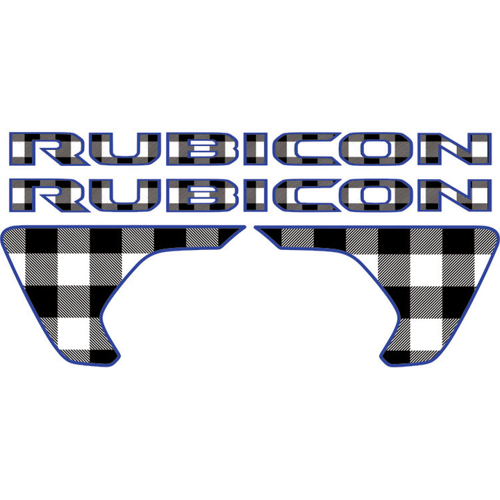 Rubicon Kit - Black and White Plaid