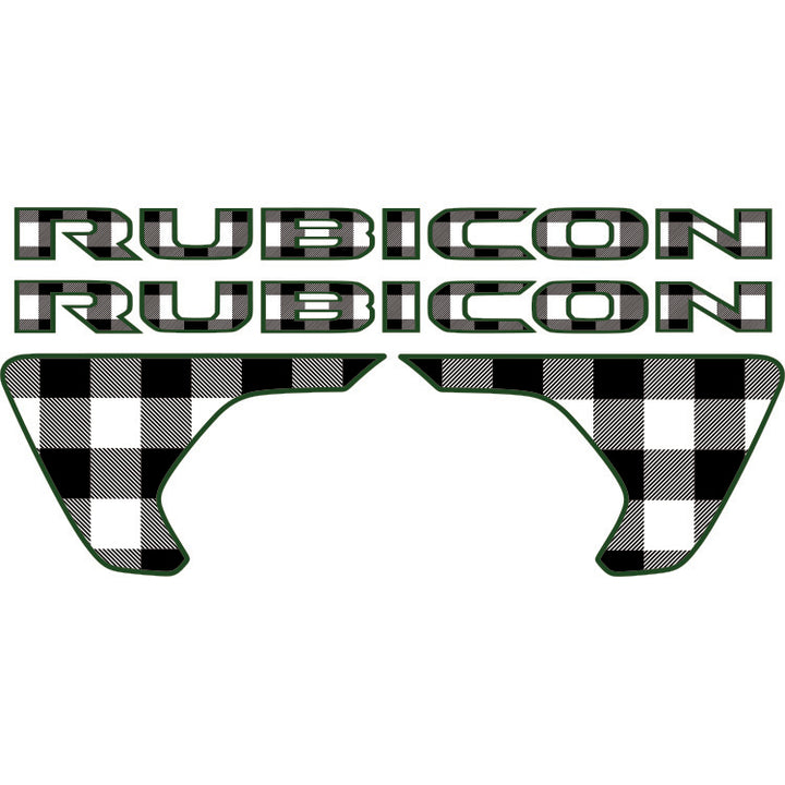 Rubicon Kit - Black and White Plaid