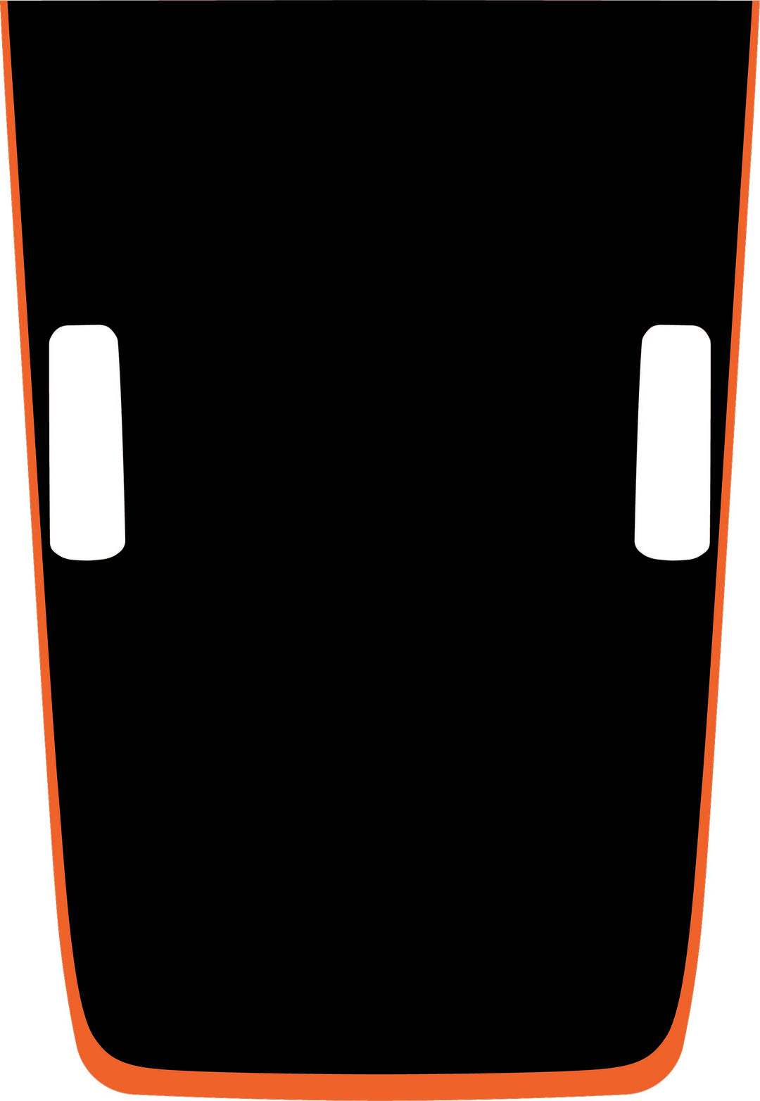 Hybrid Hood Graphic - Colored Outline