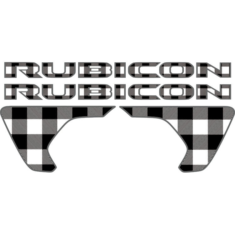 Rubicon Kit - Black and White Plaid
