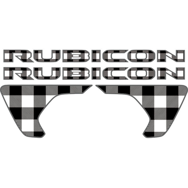 Rubicon Kit - Black and White Plaid