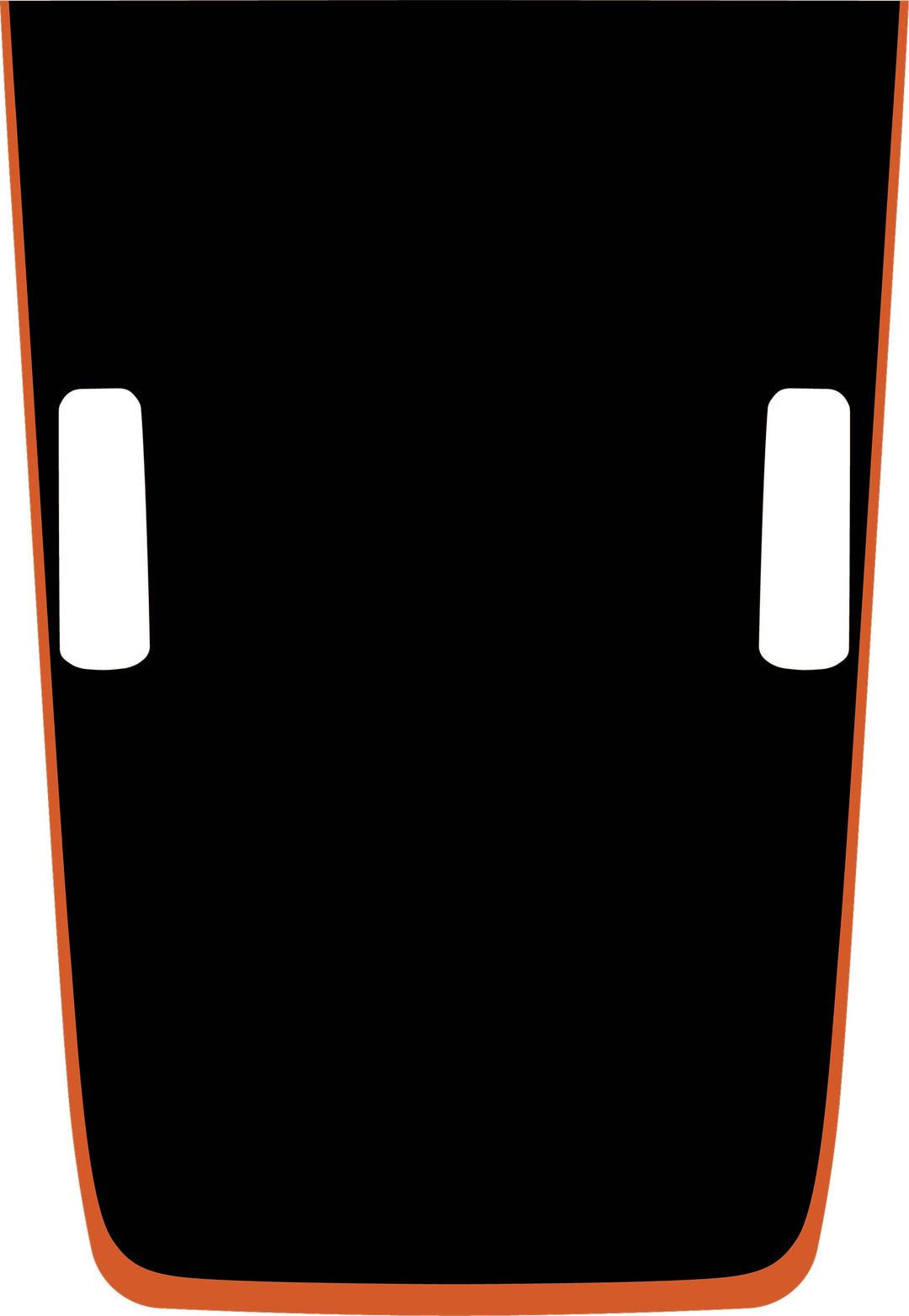 Hybrid Hood Graphic - Colored Outline