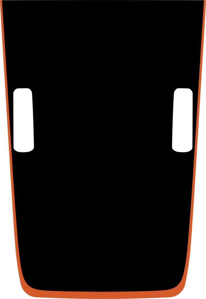 Hybrid Hood Graphic - Colored Outline