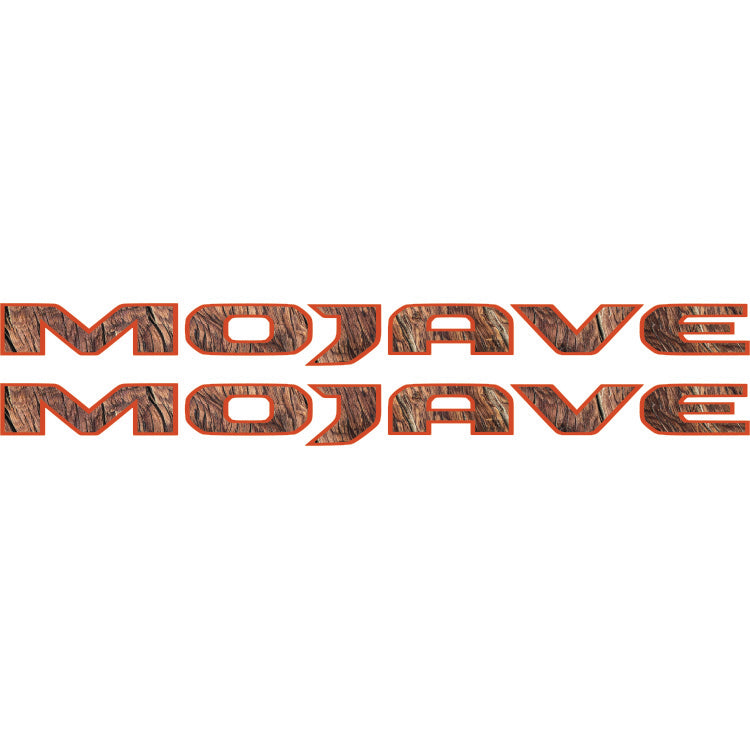 Mojave Hood Lettering Textured - Wood