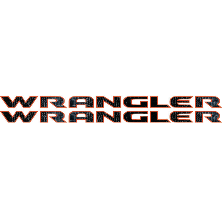 Wrangler Hood Lettering Textured - Alligator