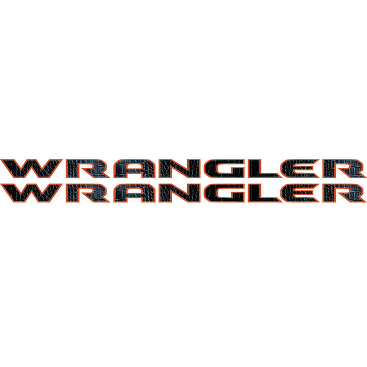 Wrangler Hood Lettering Textured - Alligator