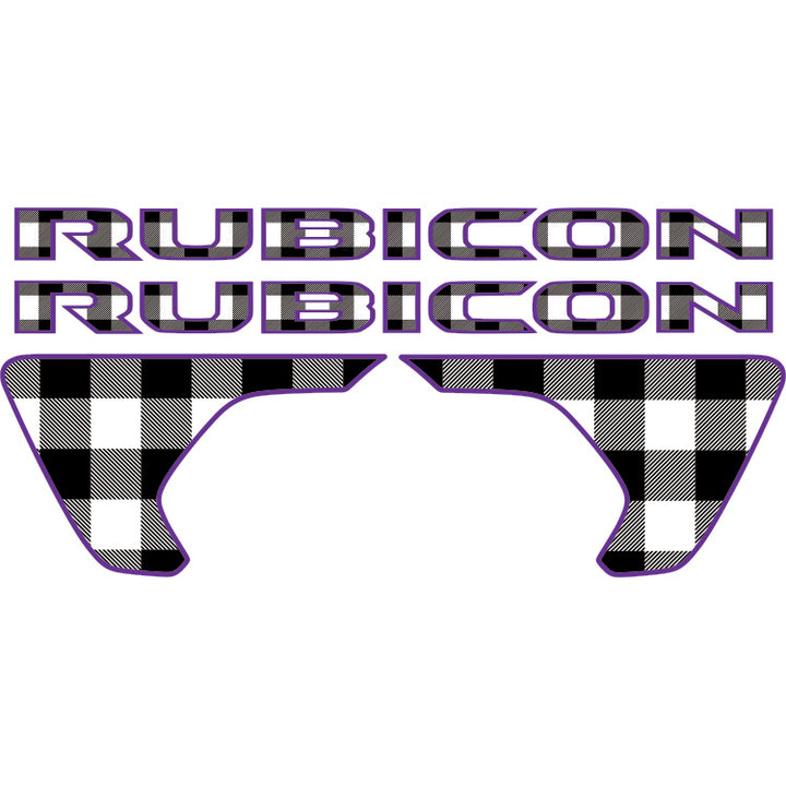 Rubicon Kit - Black and White Plaid