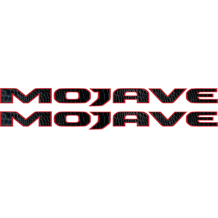 Mojave Hood Lettering Textured - Alligator