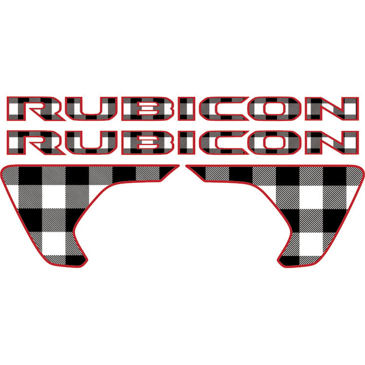 Rubicon Kit - Black and White Plaid
