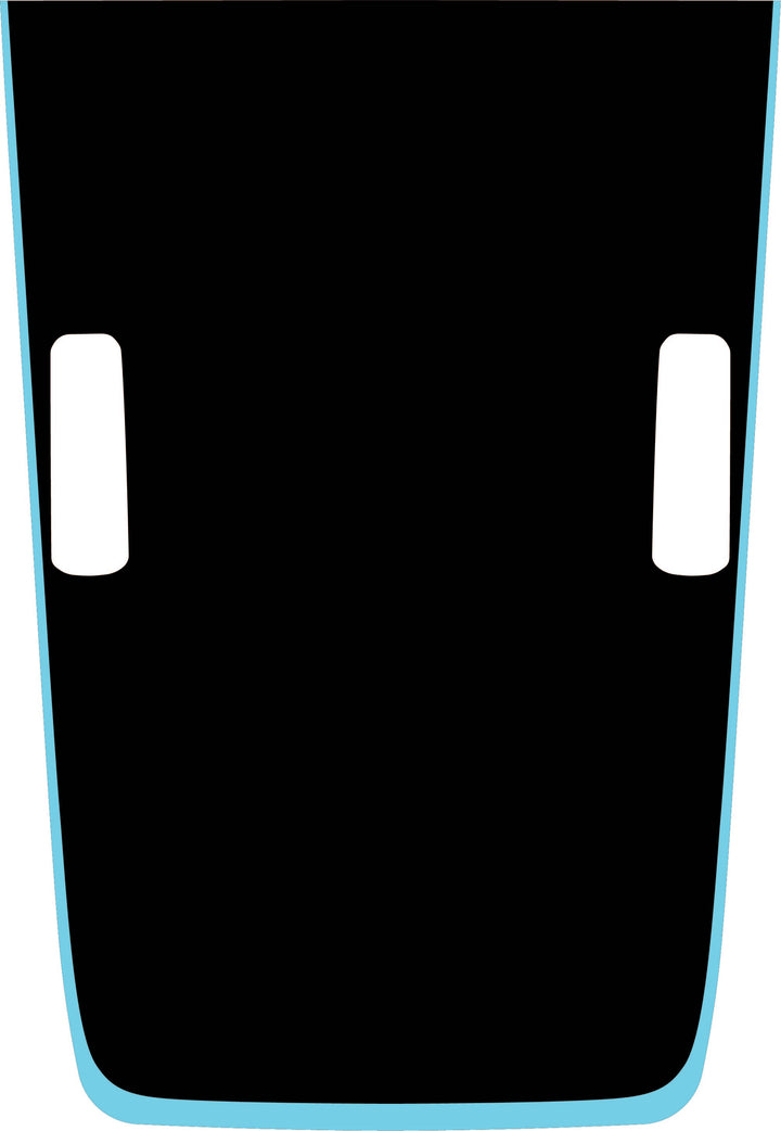 Hybrid Hood Graphic - Colored Outline