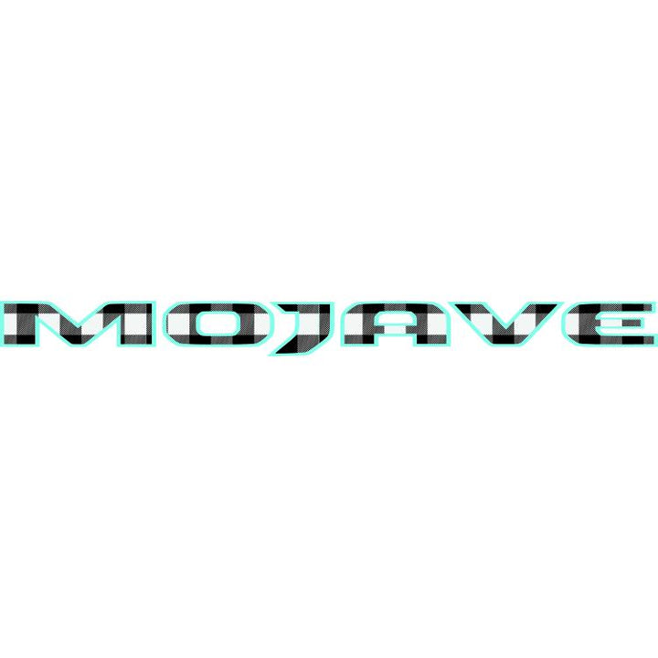 Mojave Hood Lettering Black and White Plaid