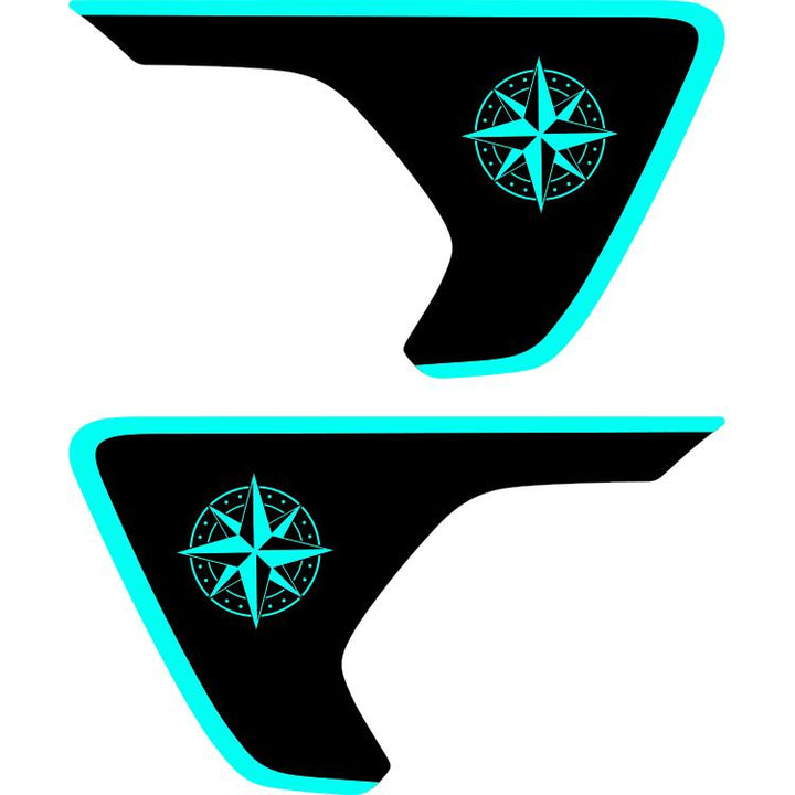 Compass Fender Inserts (Set of 2)