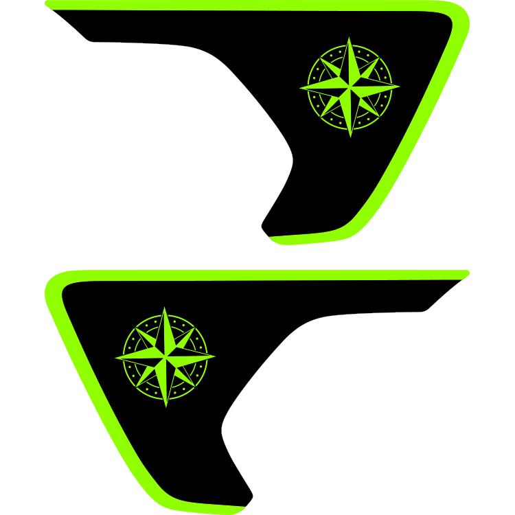 Compass Fender Inserts (Set of 2)