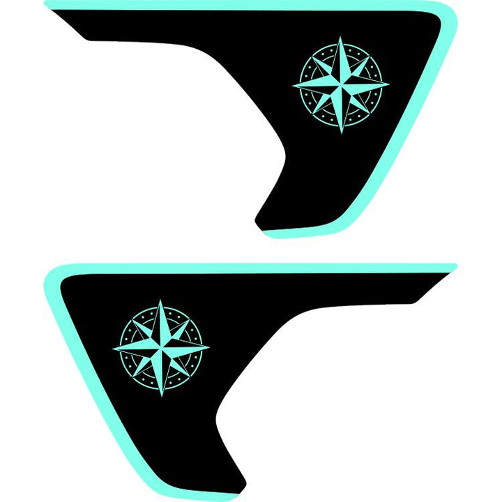 Compass Fender Inserts (Set of 2)