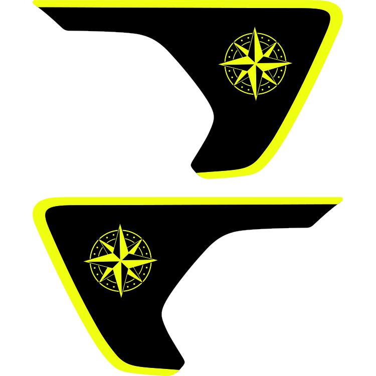 Compass Fender Inserts (Set of 2)
