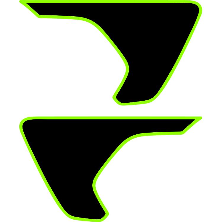 Outlined Fender Insert (Set Of 2)