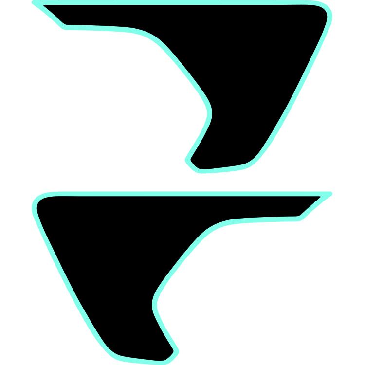 Outlined Fender Insert (Set Of 2)