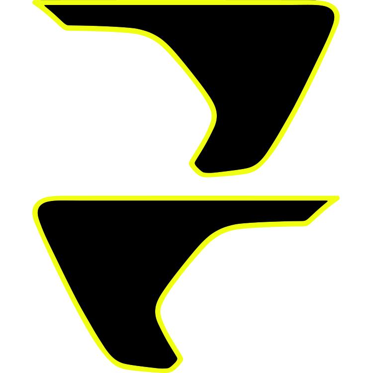 Outlined Fender Insert (Set Of 2)