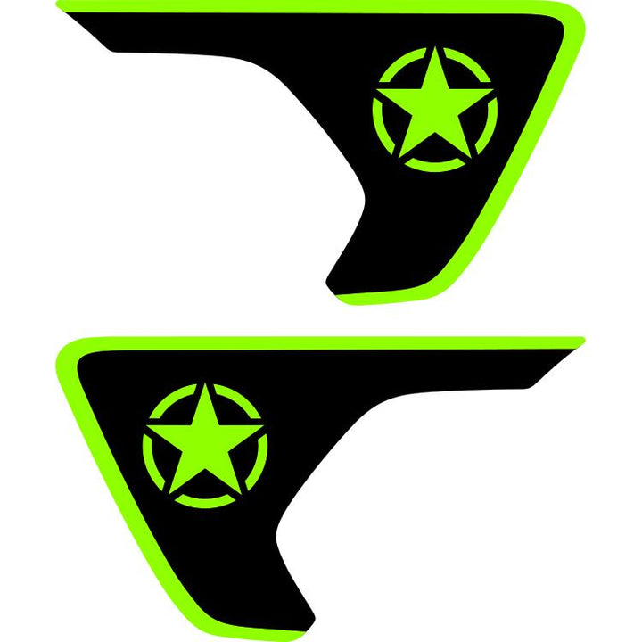 Military Star Fender Insert (Set Of 2)