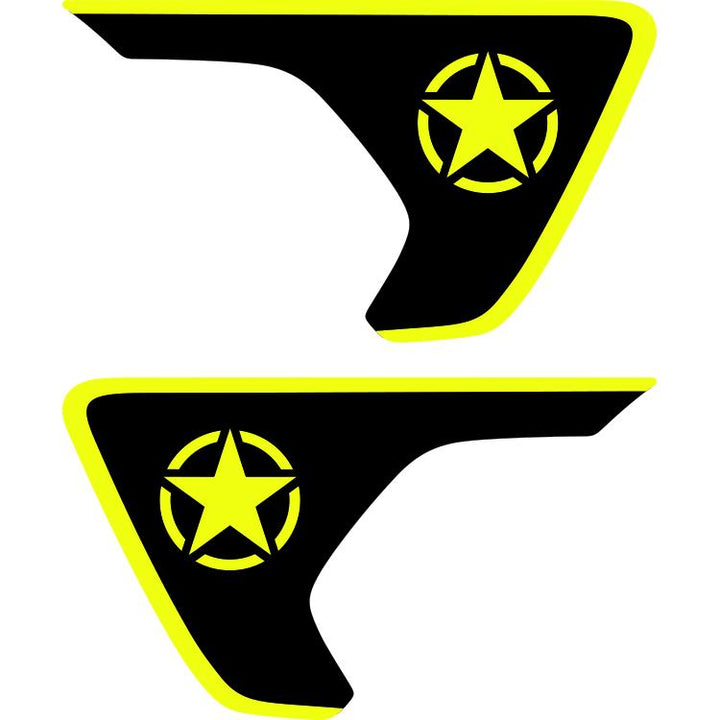 Military Star Fender Insert (Set Of 2)