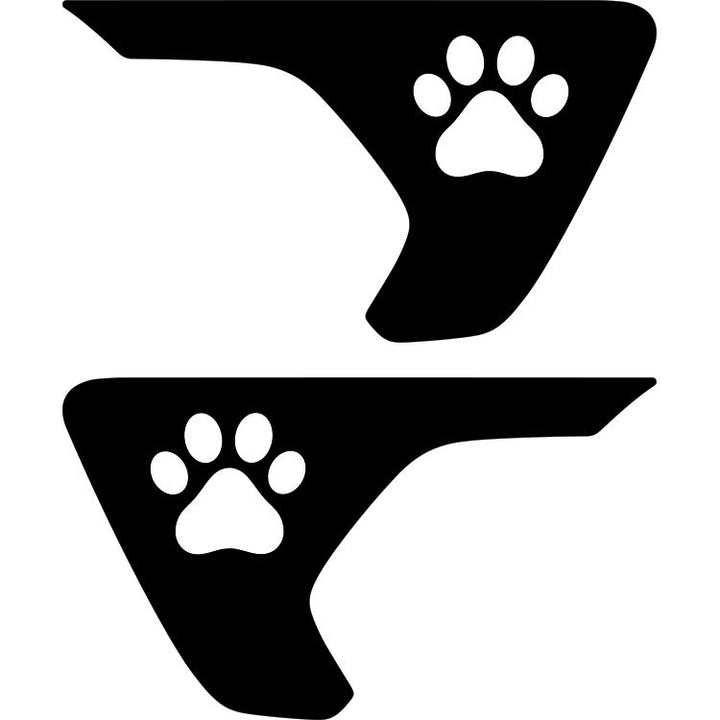 Paw Print Fender Insert (Set Of 2)