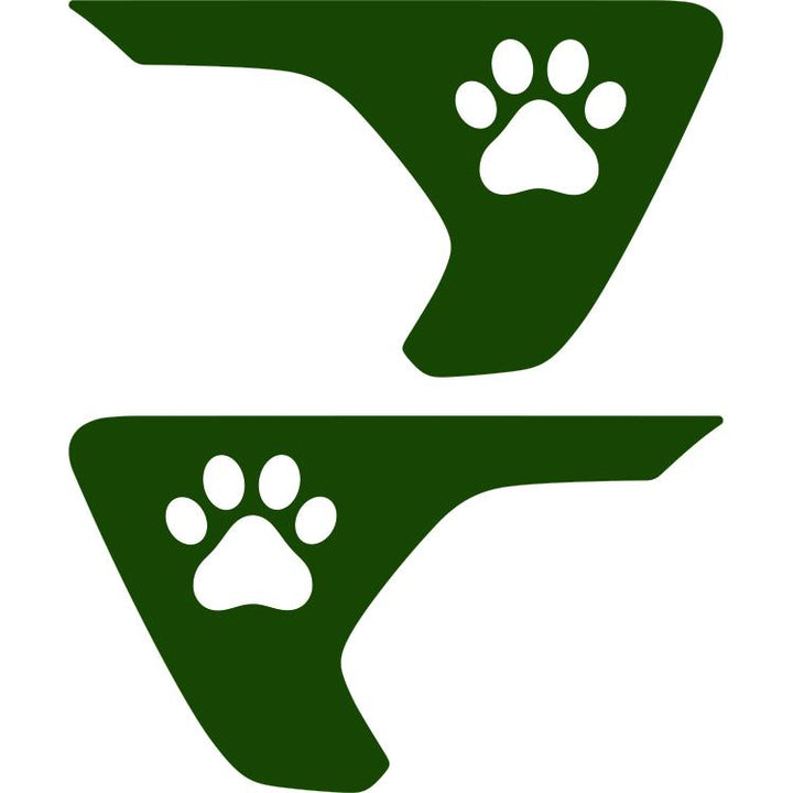 Paw Print Fender Insert (Set Of 2)