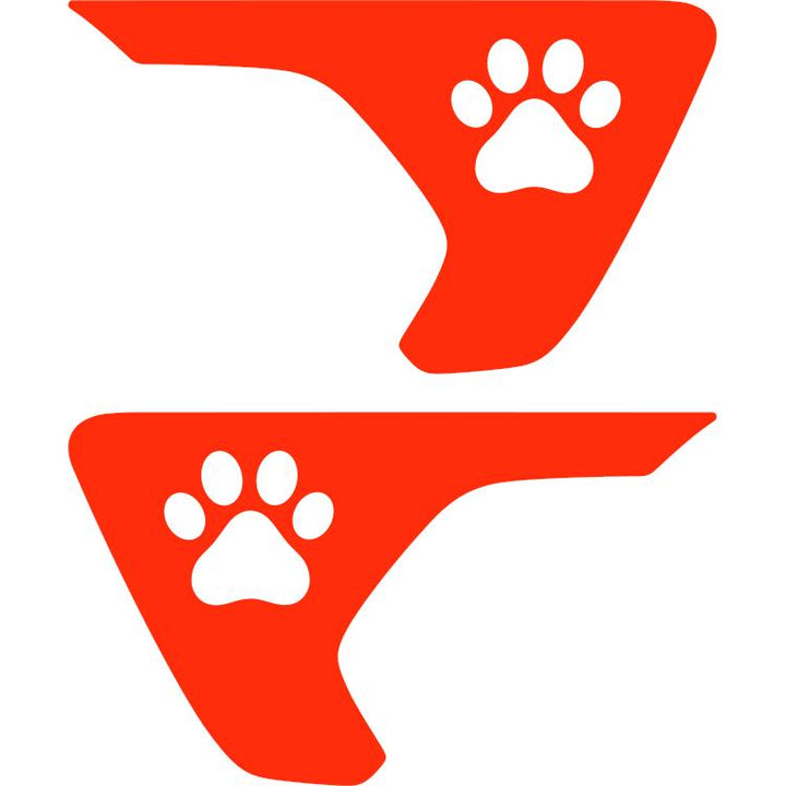 Paw Print Fender Insert (Set Of 2)