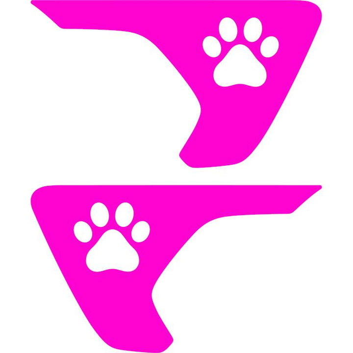 Paw Print Fender Insert (Set Of 2)
