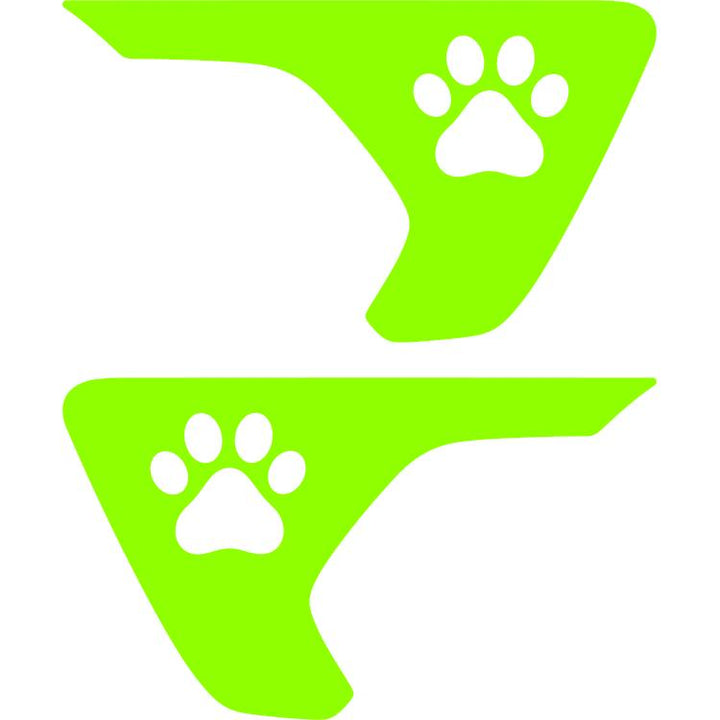Paw Print Fender Insert (Set Of 2)