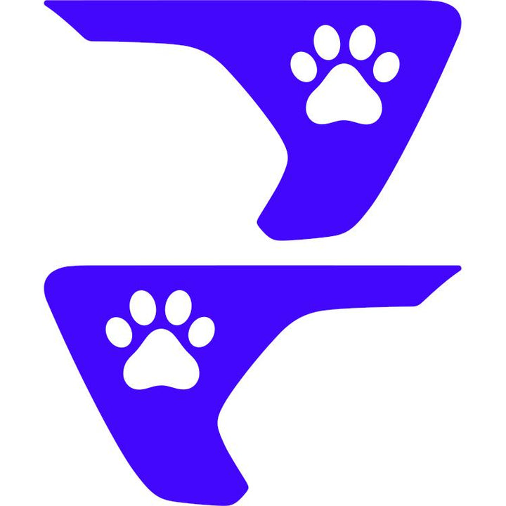 Paw Print Fender Insert (Set Of 2)