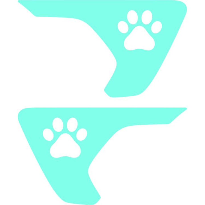 Paw Print Fender Insert (Set Of 2)