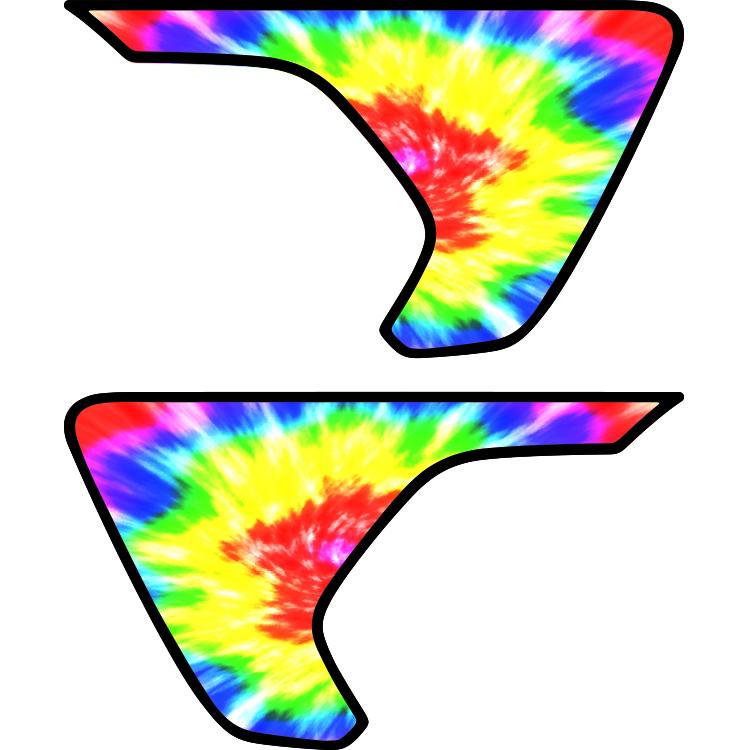 Tie Dye Fender Insert (set Of 2)