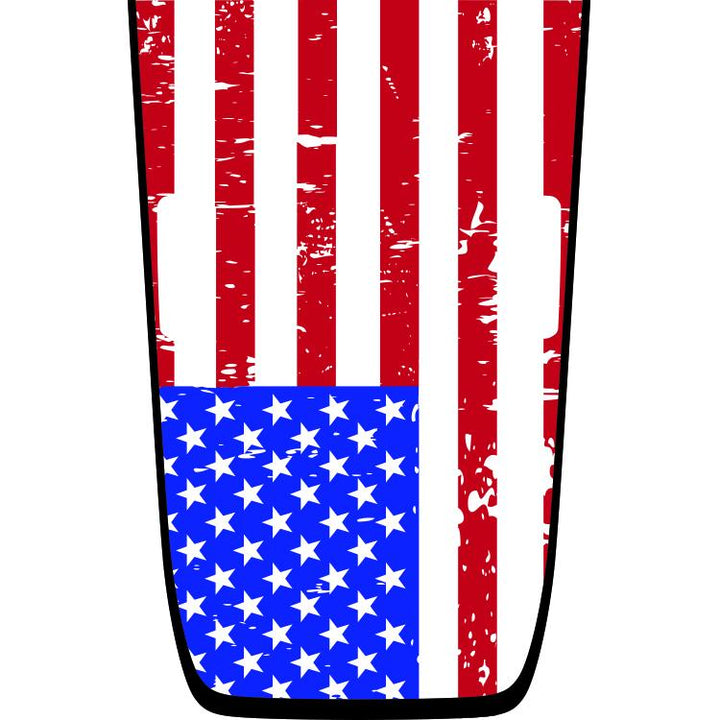 Rubicon American Flag Hood Graphic