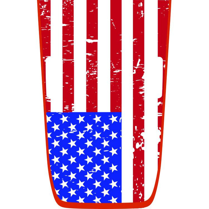 Rubicon American Flag Hood Graphic