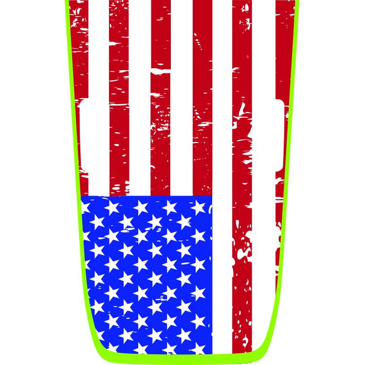 Rubicon American Flag Hood Graphic