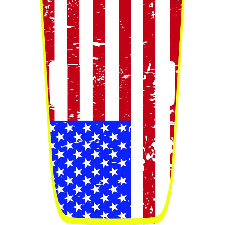 Rubicon American Flag Hood Graphic