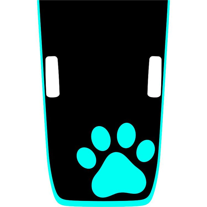 Rubicon Hood Graphic - Paw Print